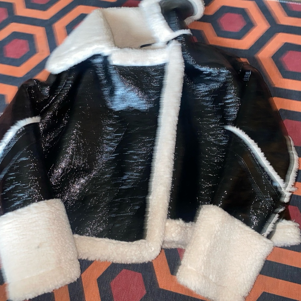 Boohoo Cream Fleece Jacket